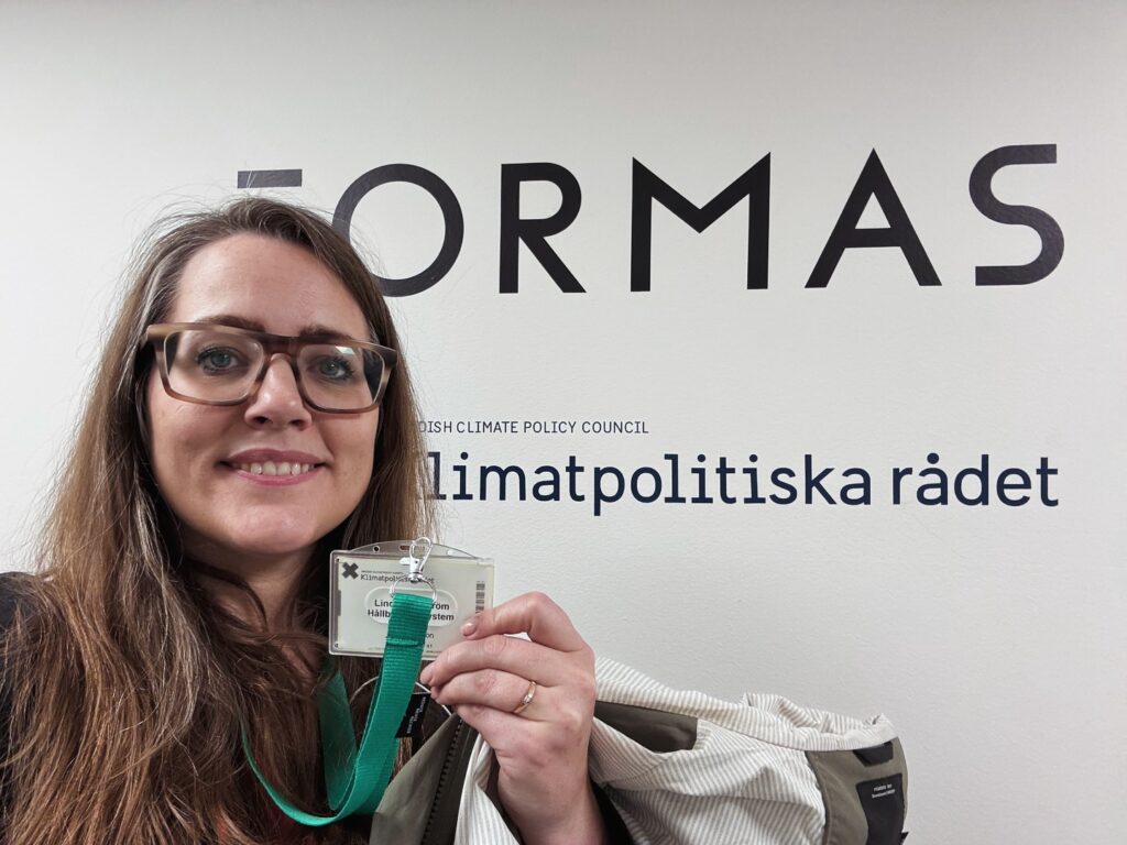 Linda Lindström hos Klimatpolitiska rådet