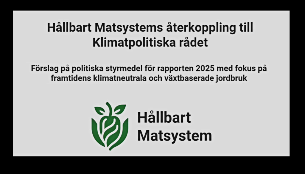 Rapport till Klimatpolitiska rådet