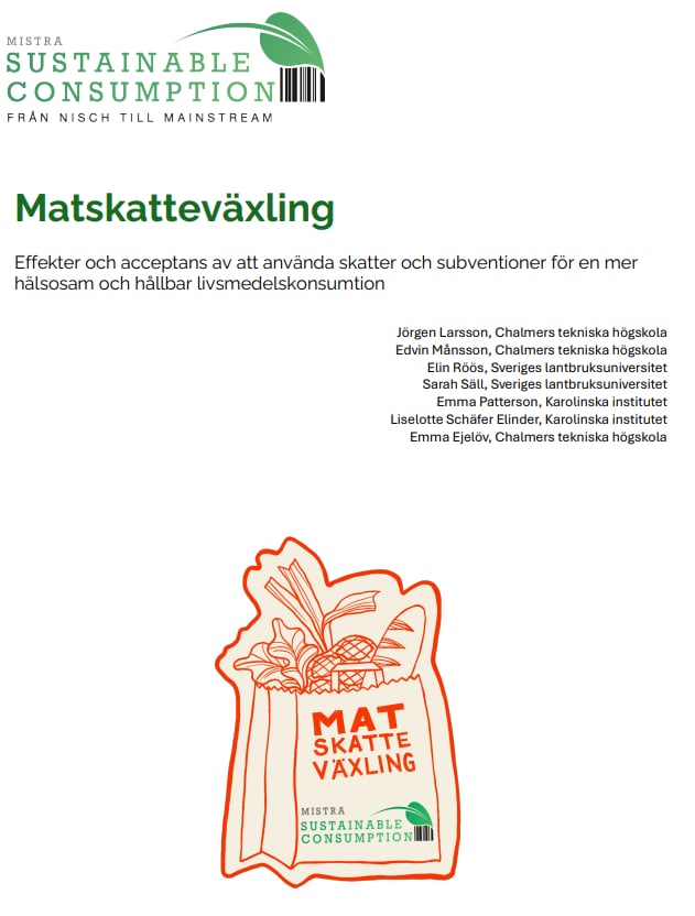 Matskatteväxling - en rapport från Chalmers